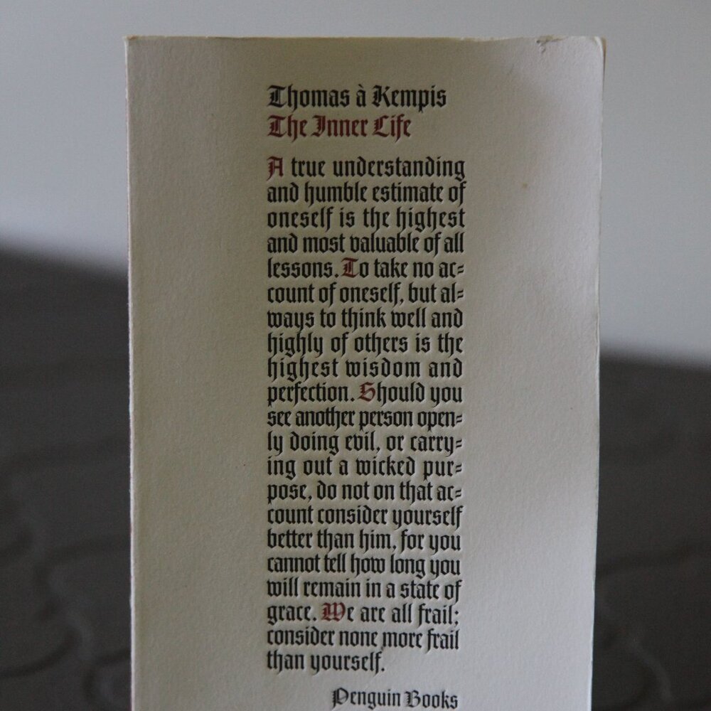 Thomas à Kempis' The Inner Life.